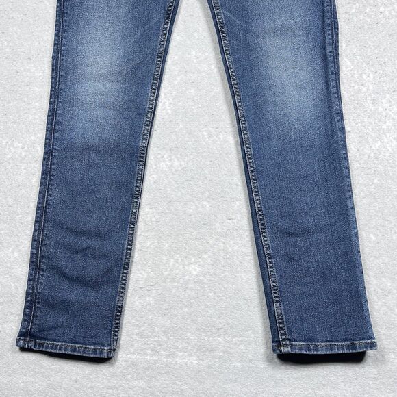Hudson Jeans Womens Size 27 Collin Skinny Low Rise Stretch Denim Blue Jeans - Picture 4 of 15